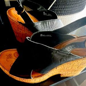 Born leather sandals